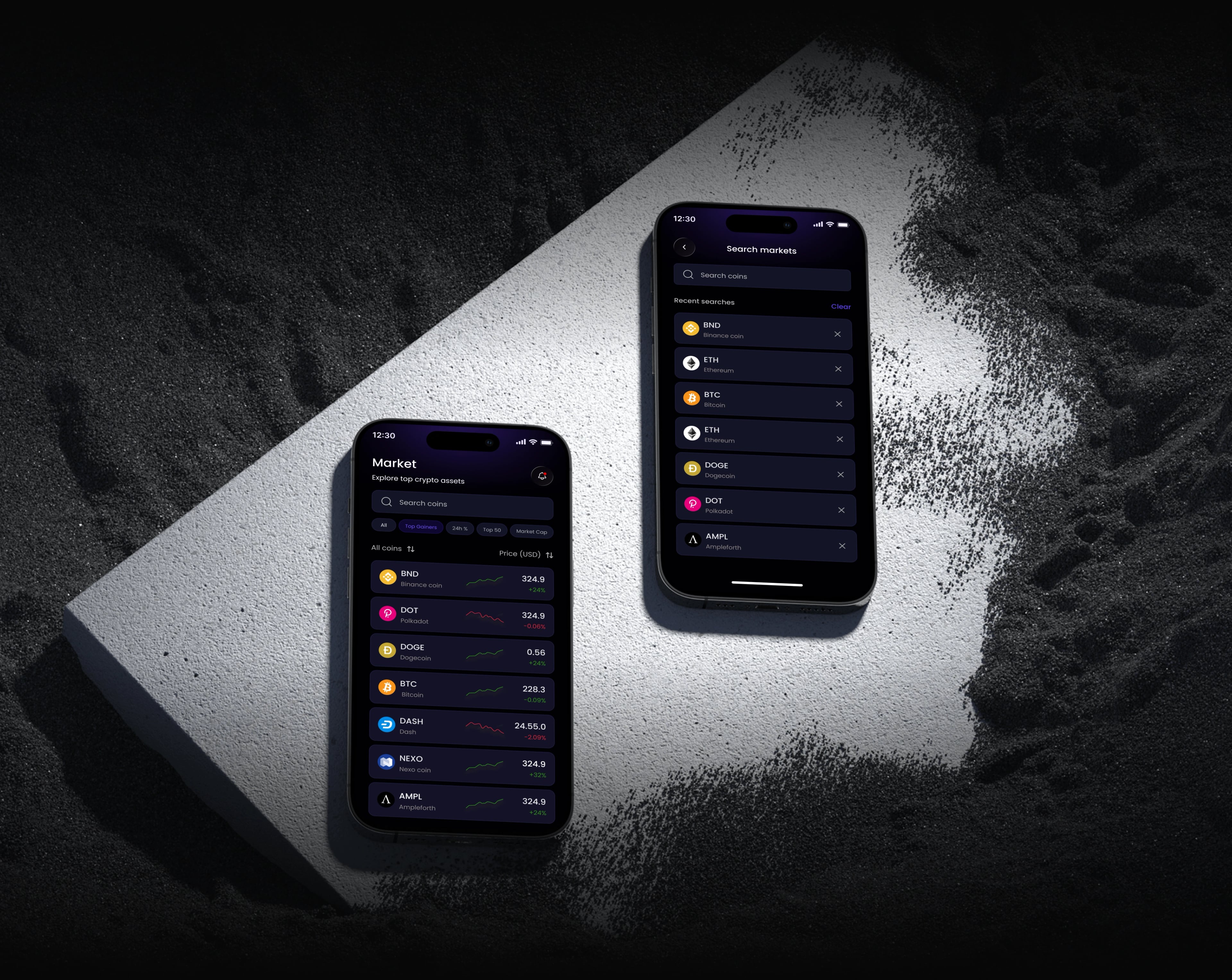 Blockto — Blockchain Platform — UI/UX design screen 16