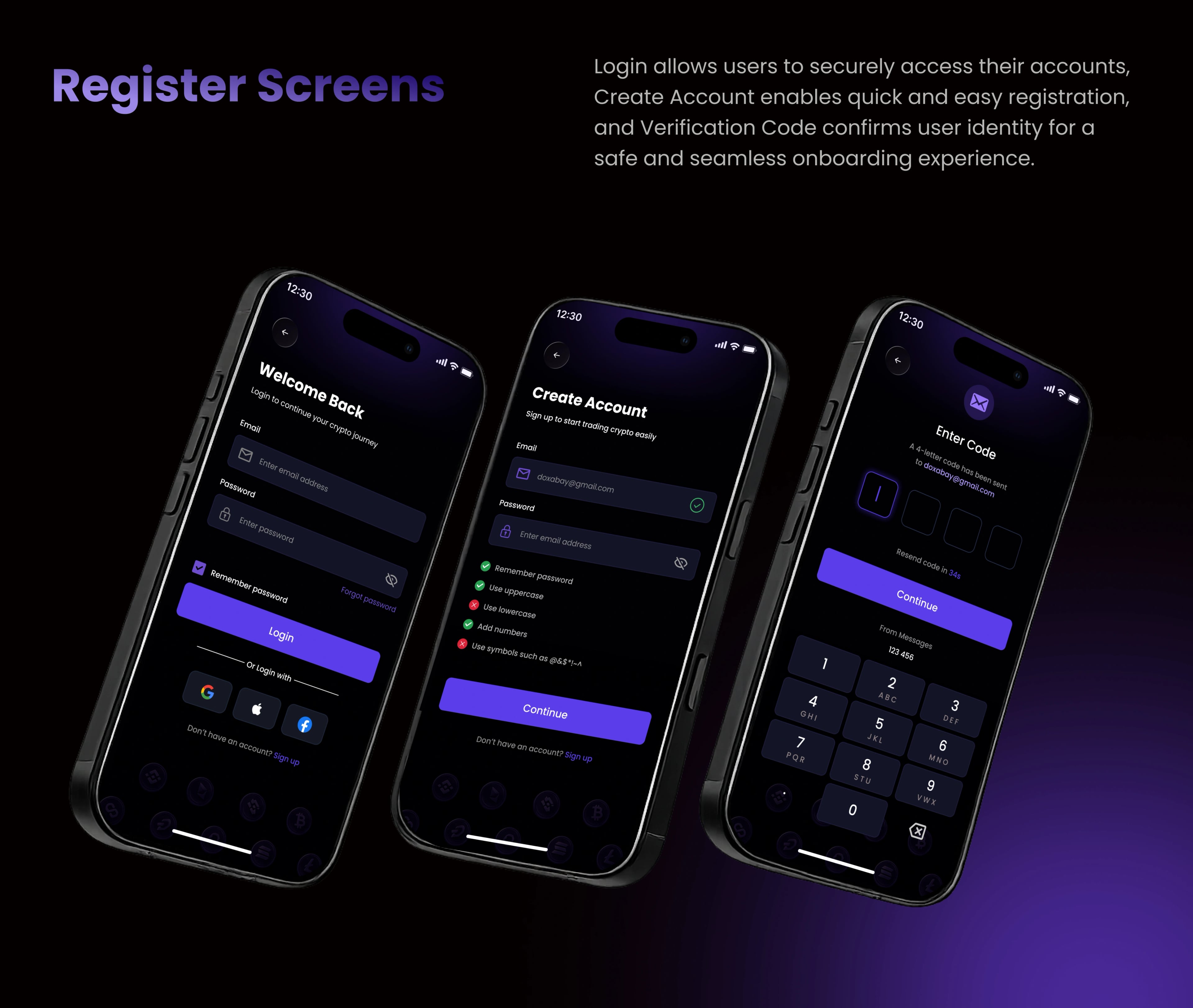 Blockto — Blockchain Platform — UI/UX design screen 21