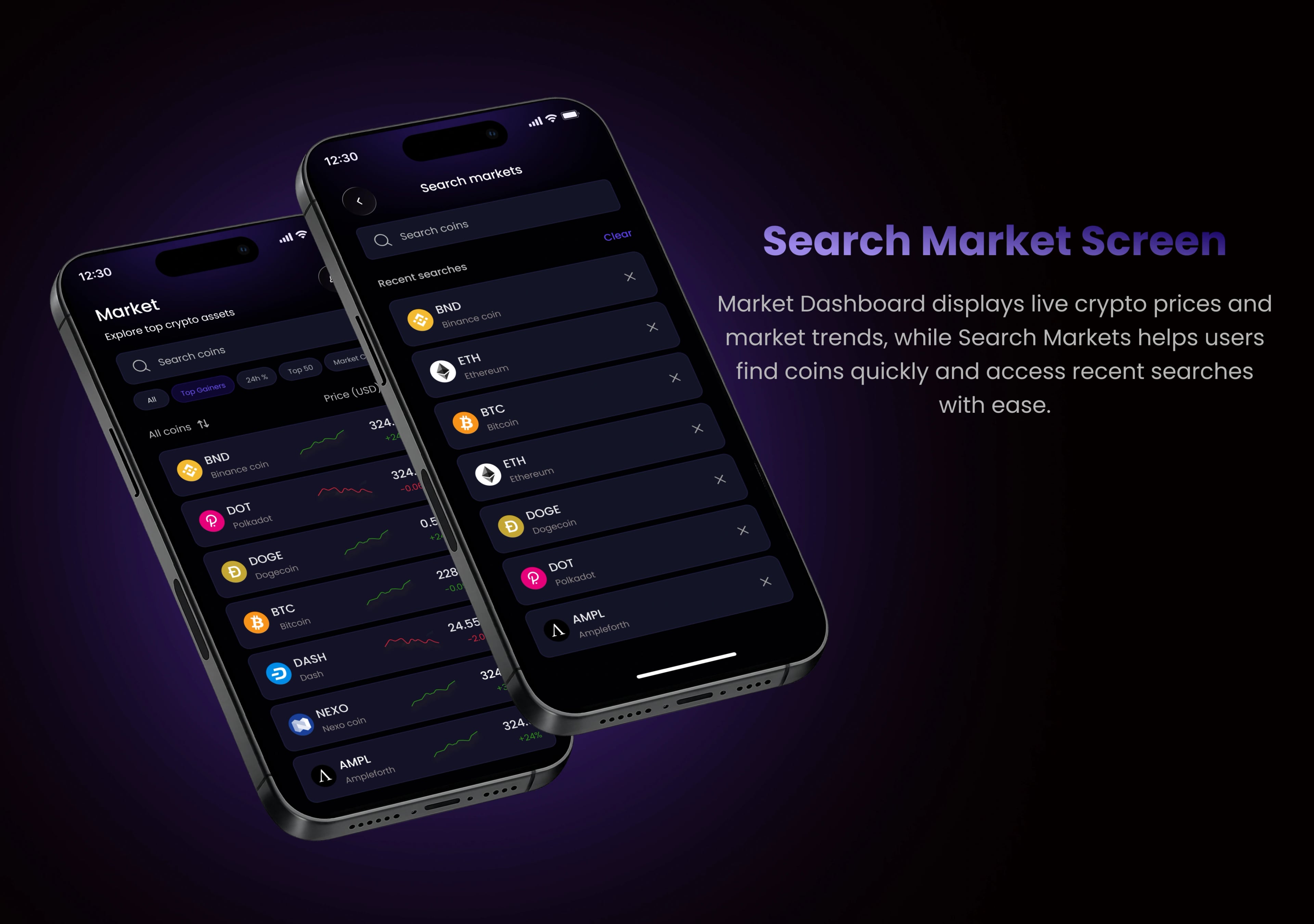 Blockto — Blockchain Platform — UI/UX design screen 22