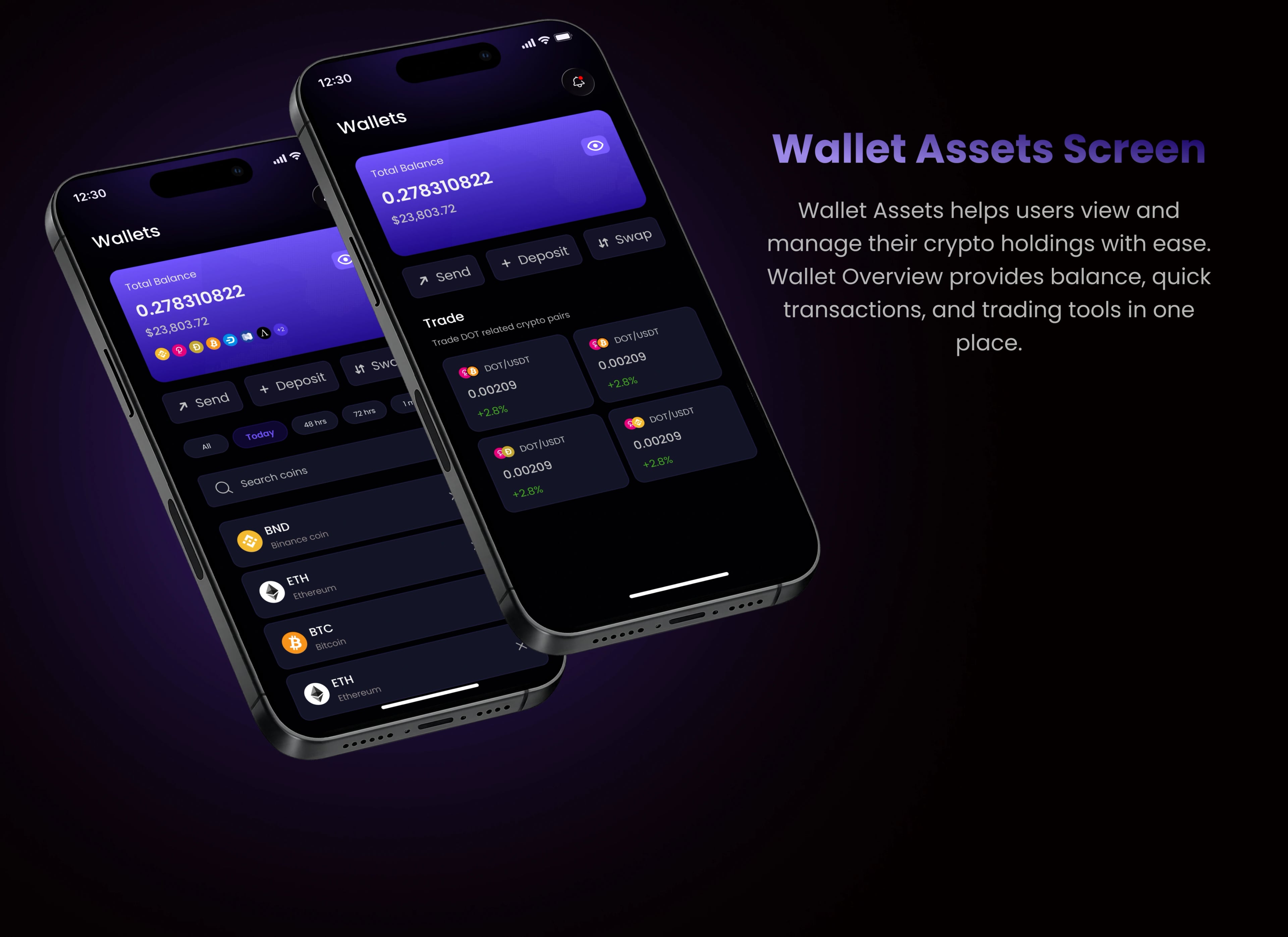 Blockto — Blockchain Platform — UI/UX design screen 24