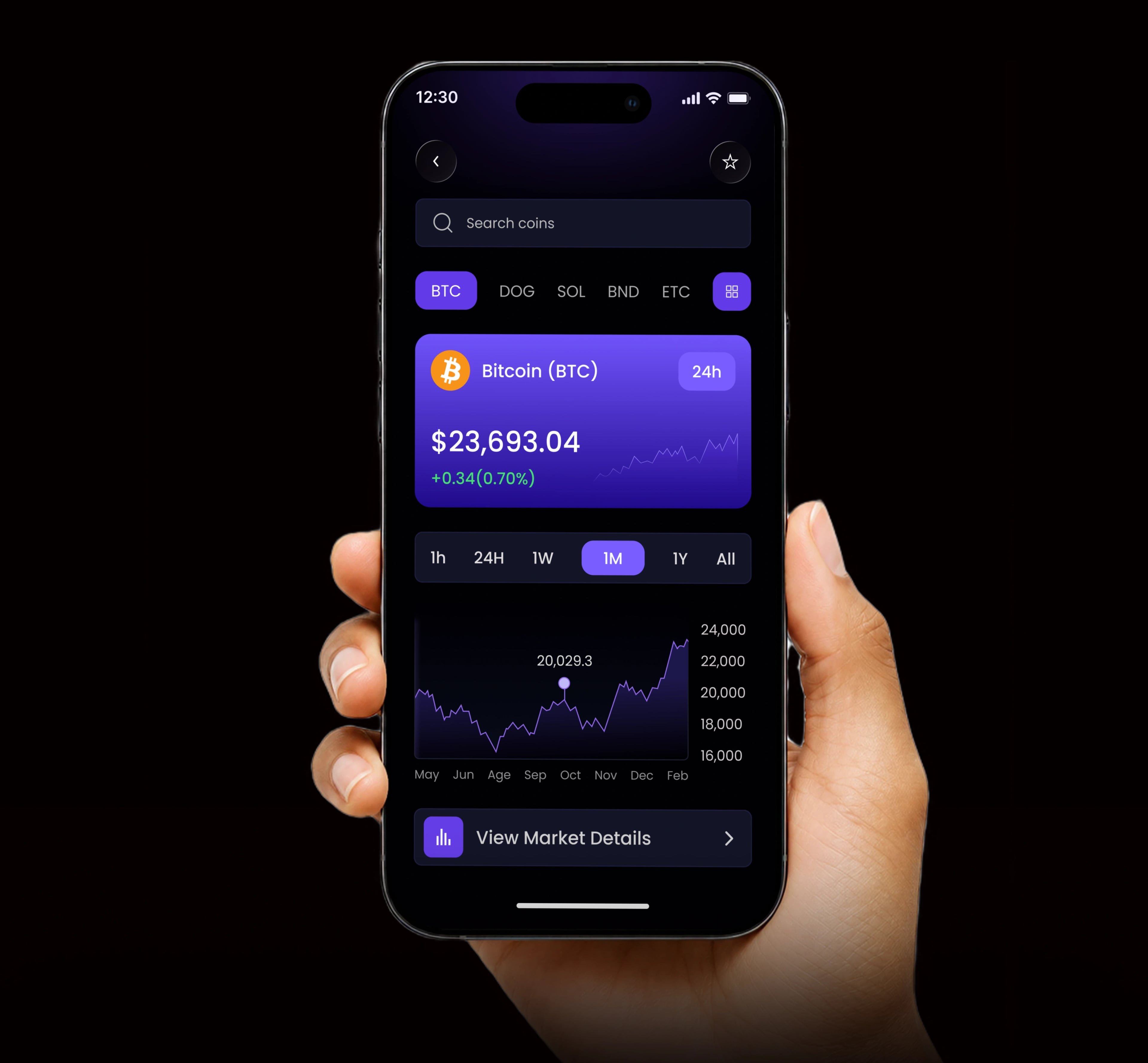 Blockto — Blockchain Platform — UI/UX design screen 29