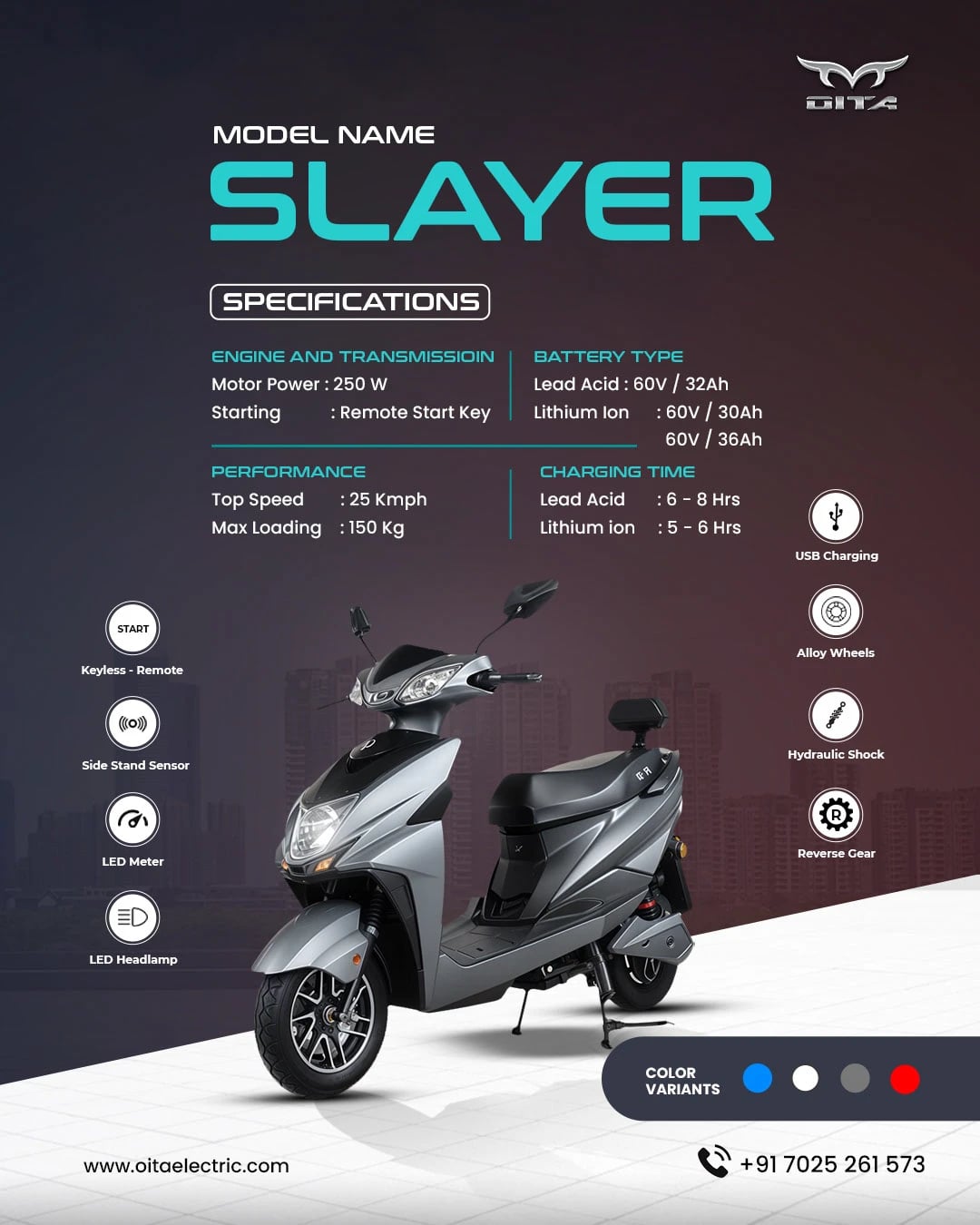 Electric Scooter — Social Media Campaign — Social Media Design by Zenix UX