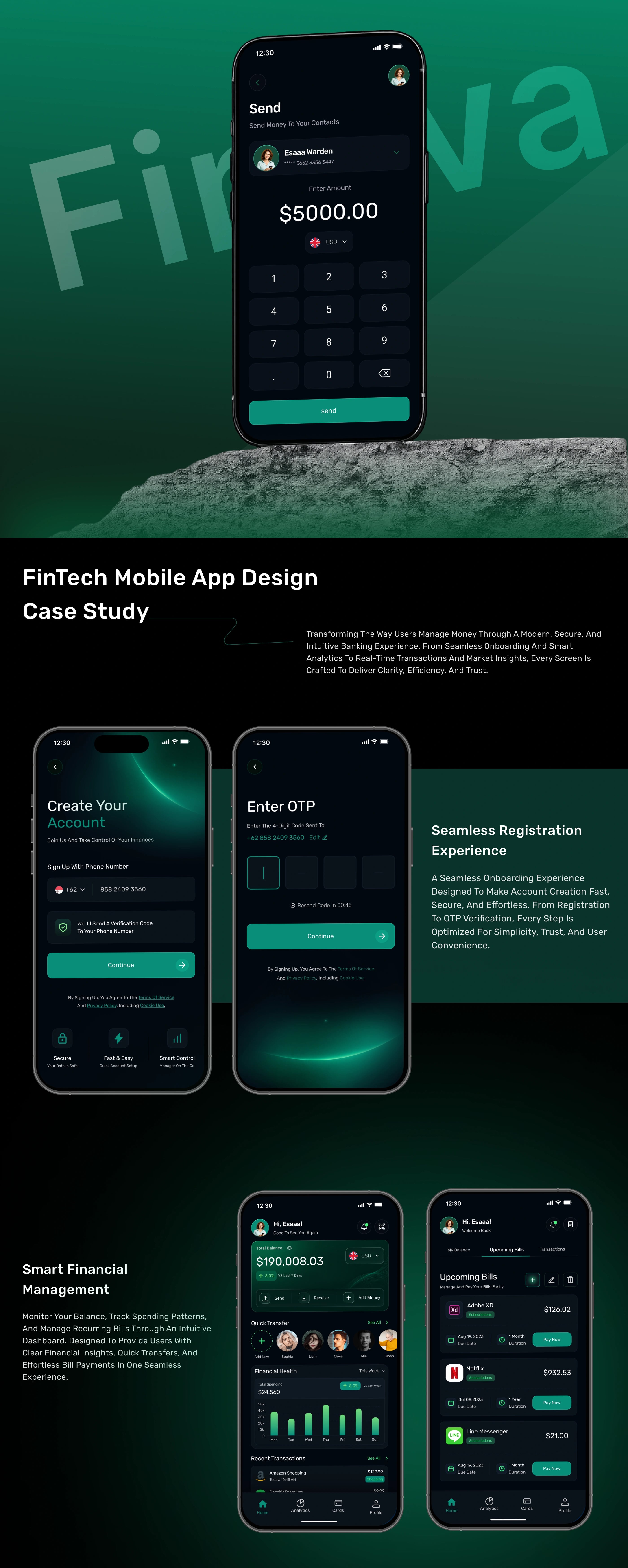 Finova — Financial Services Platform — UI/UX design screen 5