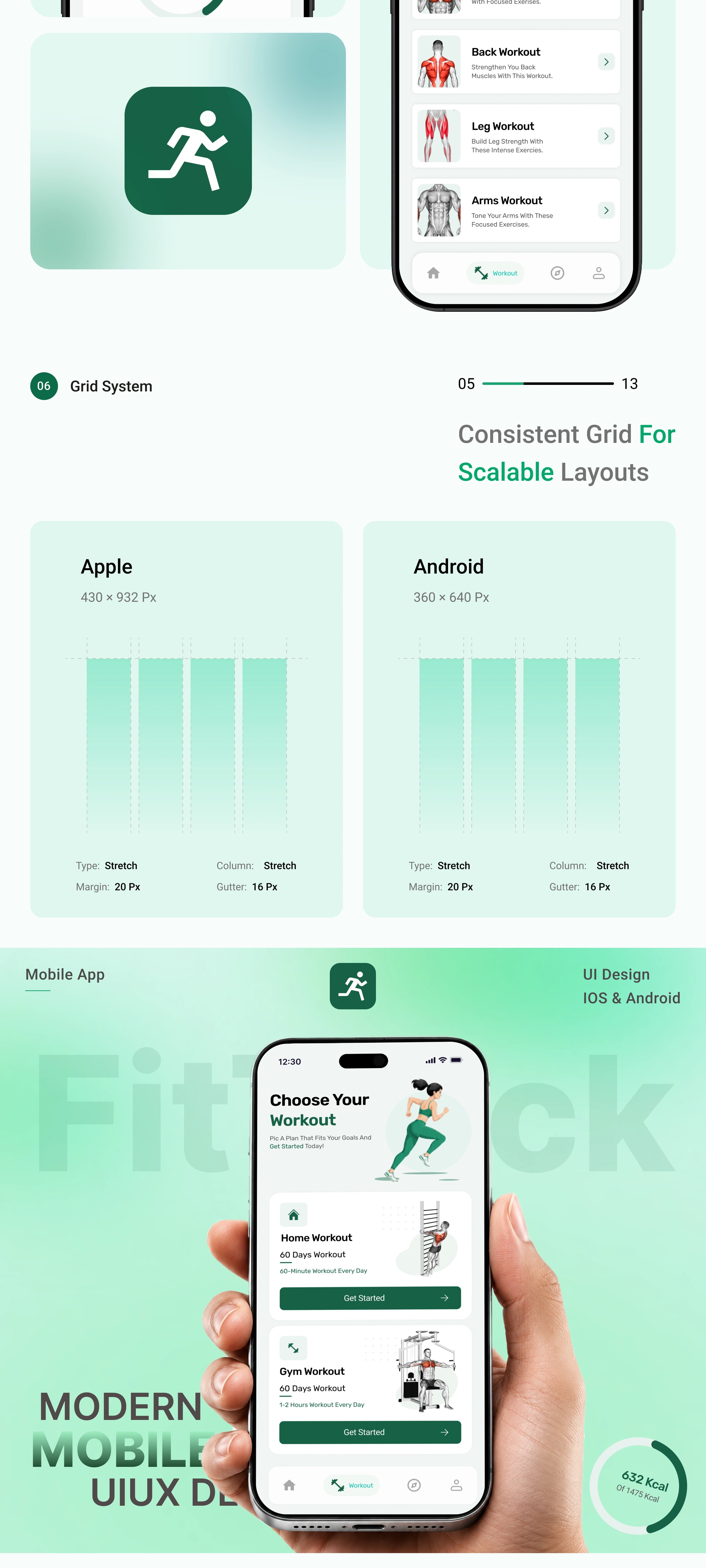 FitTrack — Fitness & Wellness App — UI/UX design screen 5