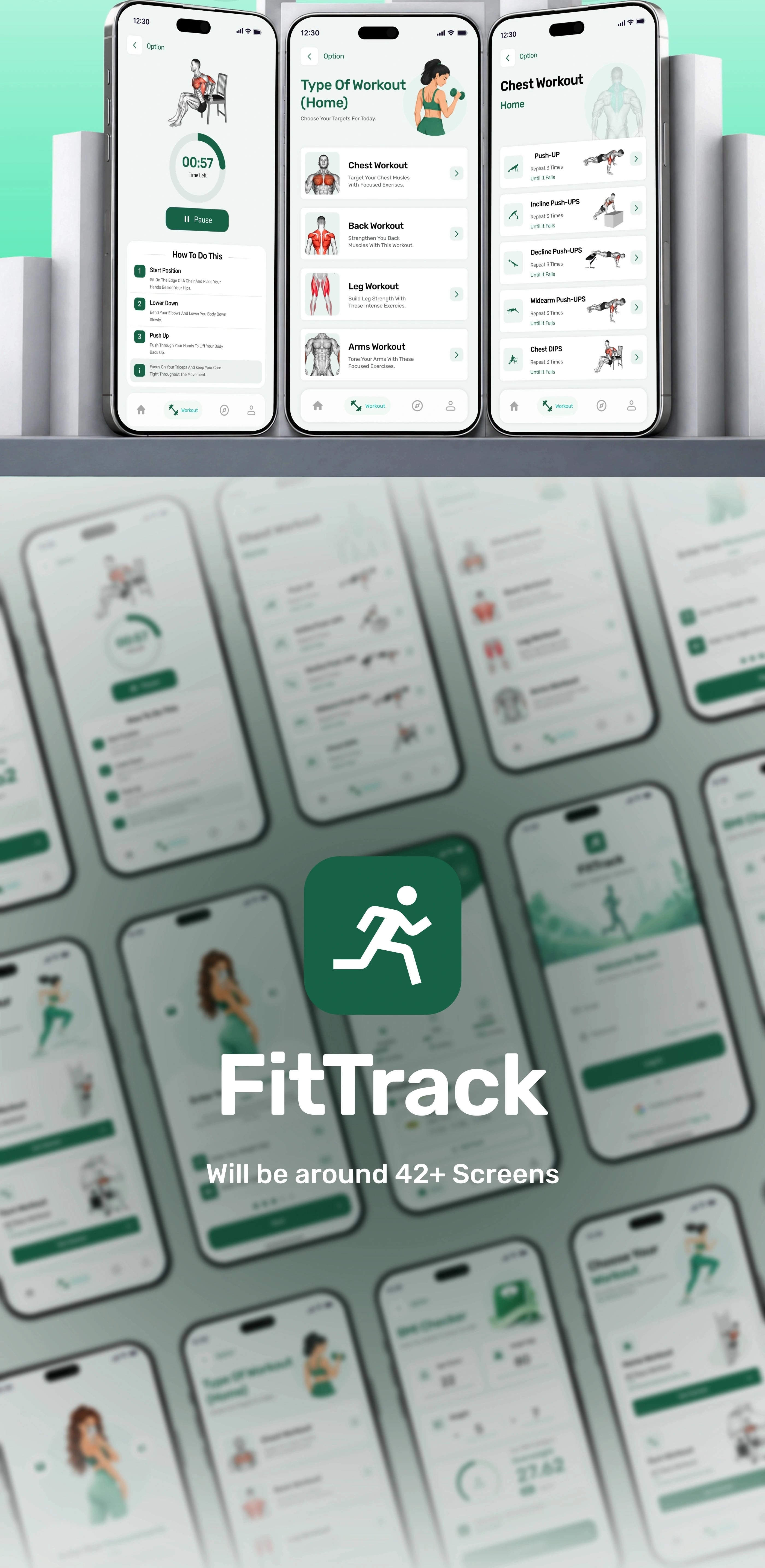 FitTrack — Fitness & Wellness App — UI/UX design screen 9