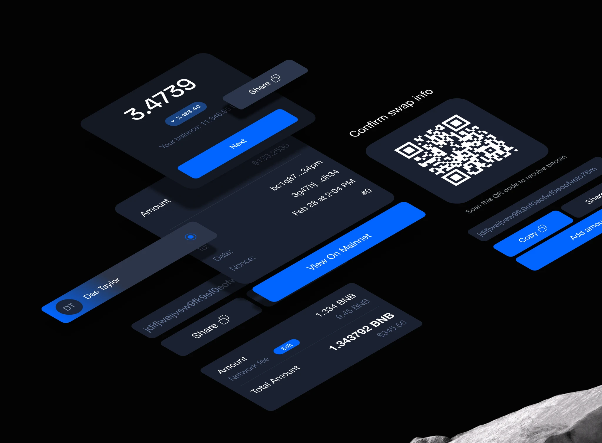 Node Crypto Wallet — UI design screenshot 6