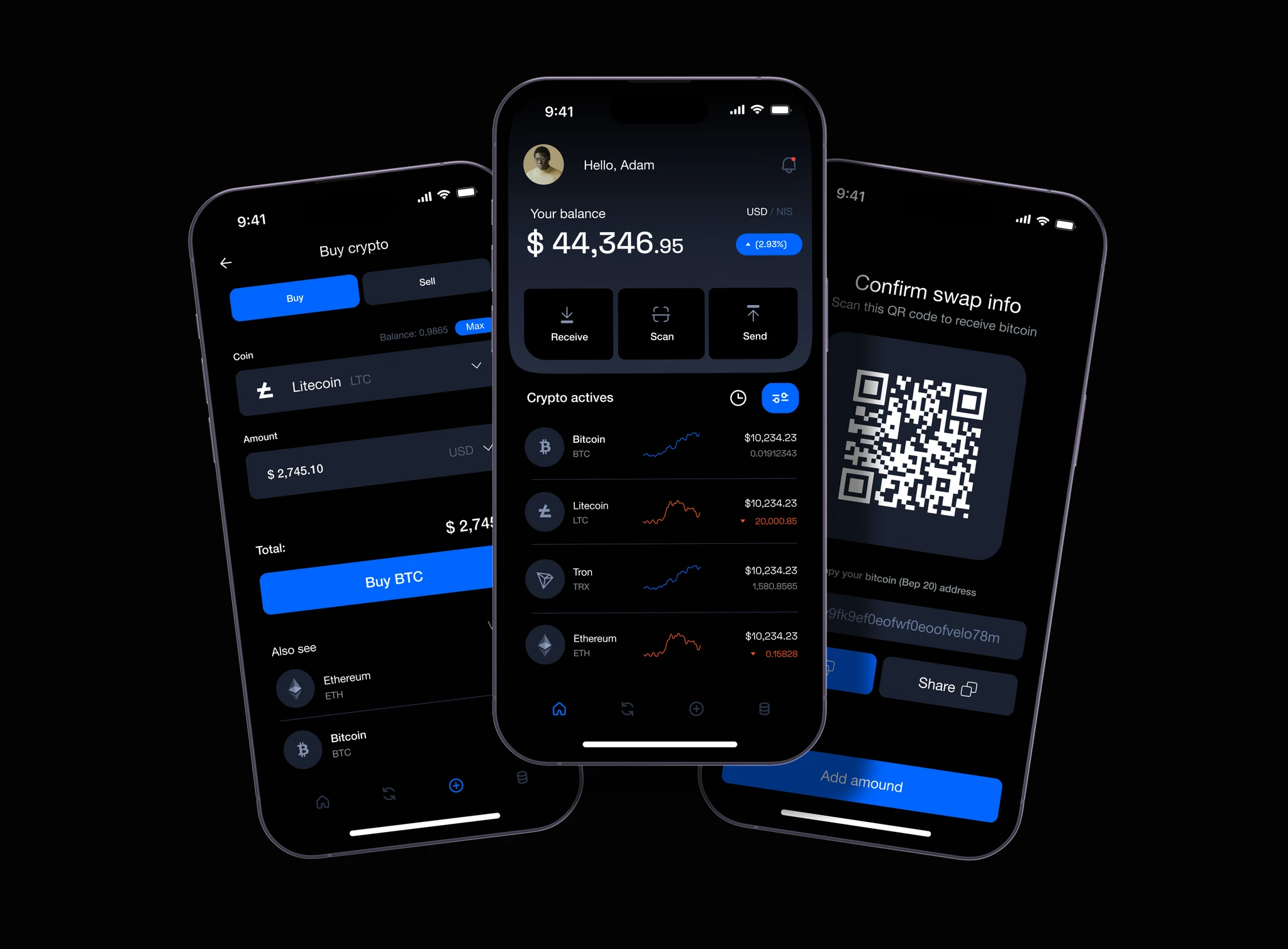 Node Crypto Wallet — UI design screenshot 8