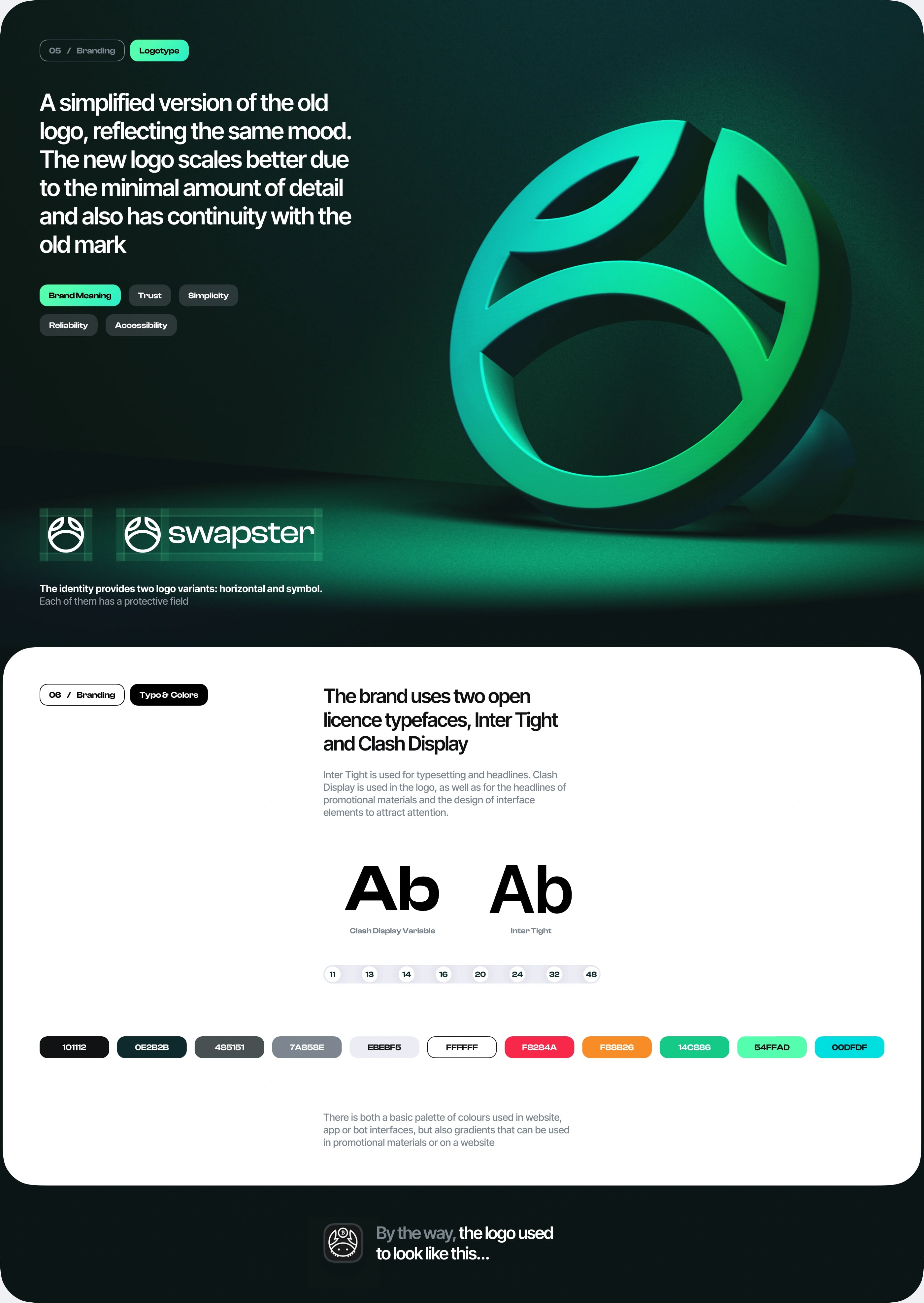 Swapster — Crypto Exchange Platform — UI/UX design screen 5