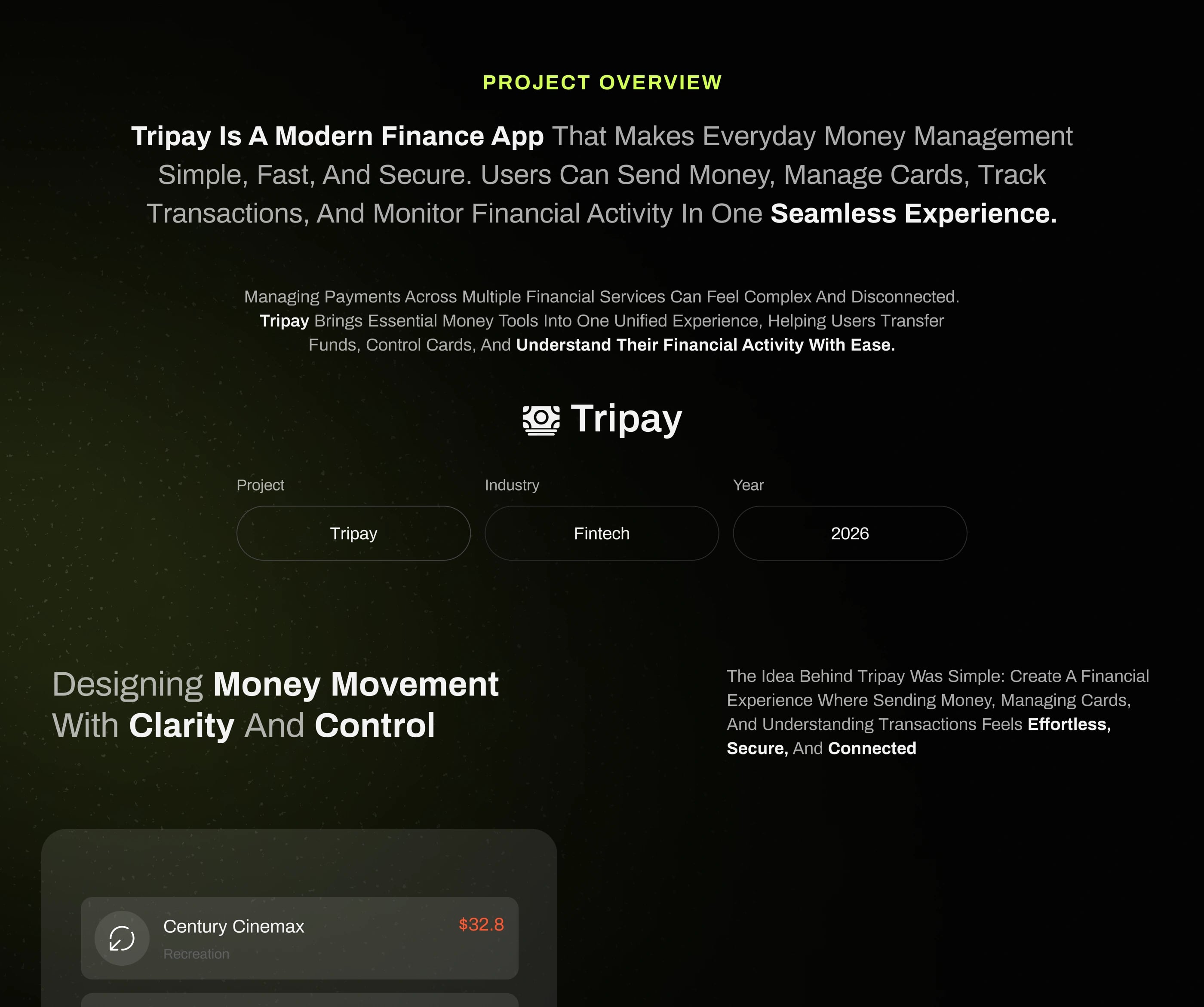 Tripay — Payment Gateway — UI/UX design screen 2